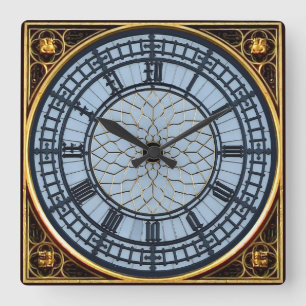Relógio Quadrado Big Ben Wall Clock