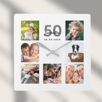 Birthday custom family photo collage milestone