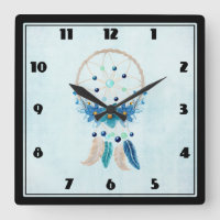 Blue Dreamcatcher Na moda Boho Design