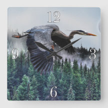 Blue Heron e Misty Forest Wildlife