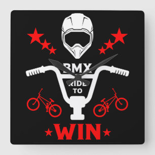 Relógio Quadrado Bmx Bikers Freestyle