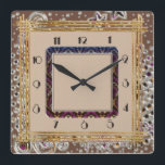 Relógio Quadrado Boho Art Deco<br><div class="desc">design de relógio do excelente. Você vai adorar como os outros. Esteja livre para usar este design para outro produto que você quiser ou para personalizar e adicionar seu texto. Siga-me para mais. Obrigado. Tenha um bom dia.</div>