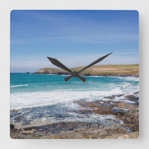 Relógio Quadrado Boobys Bay Beach England