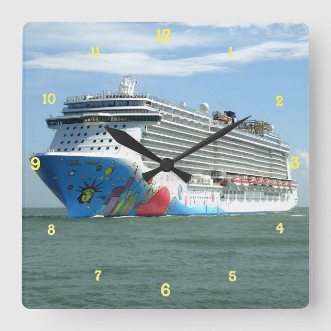 Relógio Quadrado Breve a caminho (Frente)