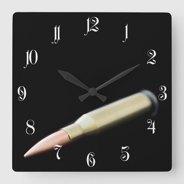 Relógio Quadrado Bullet (Frente)