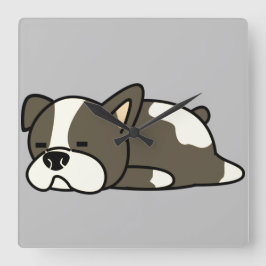 Relógio Quadrado Cachorro Dormindo