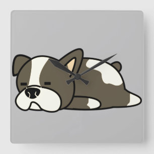 Relógio Quadrado Cachorro Dormindo