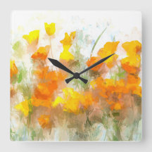 California Poppy Impressionística Art