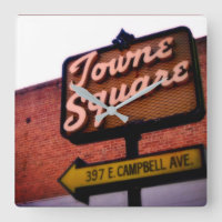 Campbell CA Historic Vintage Town Square Square Wa