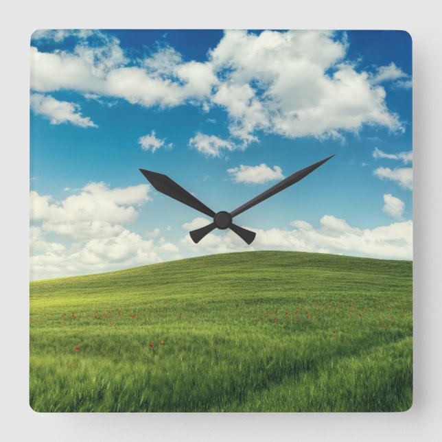 Relógio Quadrado Campo (Frente)