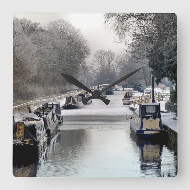 RELÓGIO QUADRADO CANAIS (Frente)