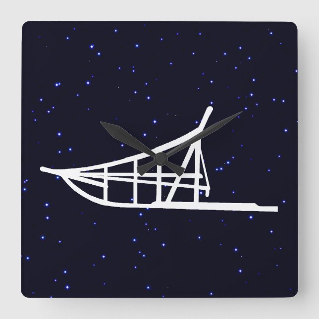 Relógio Quadrado Canina (Frente)