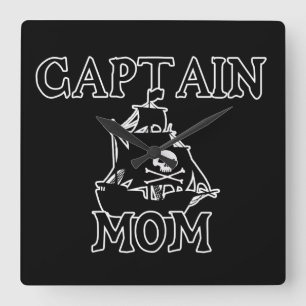 Relógio Quadrado Capitão Mãe