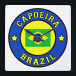 Relógio Quadrado Capoeira<br><div class="desc">Capoeira</div>