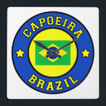 Relógio Quadrado Capoeira<br><div class="desc">Capoeira</div>