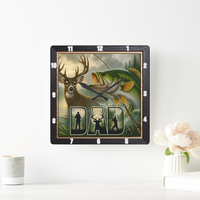 Relógio Quadrado Captura de pais (Lar)