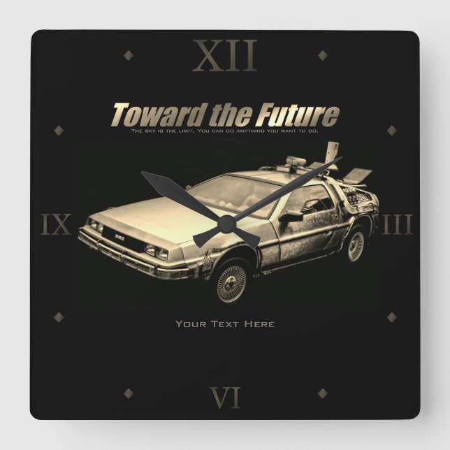 Relógio Quadrado Car：Acrylic Wall Clock (Frente)