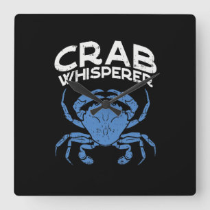 Relógio Quadrado Caranguejo Azul - Whisperer Caranguejo