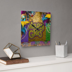 Relógio Quadrado Carneiros de colares de colares de colares de colc