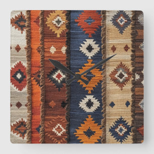 Relógio Quadrado Carpete turco