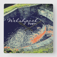 Cascata e Piscina laranja em Welshpool, Powys