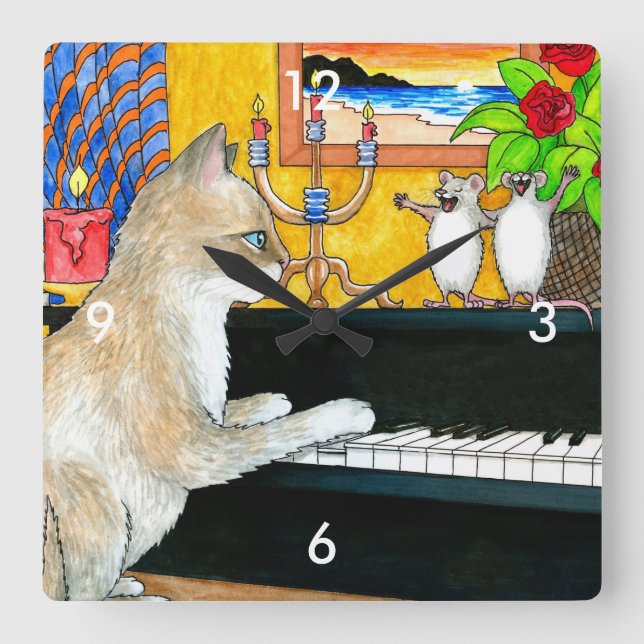 Relógio Quadrado Cat 506 (Frente)