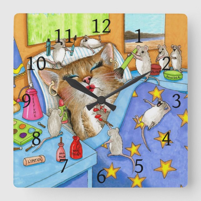 Relógio Quadrado Cat 508 (Frente)