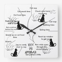 Cat Activity Clock para Gatos CricketDiane
