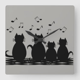 Relógio Quadrado caterwauling