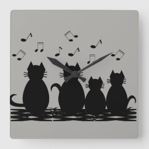 Relógio Quadrado caterwauling