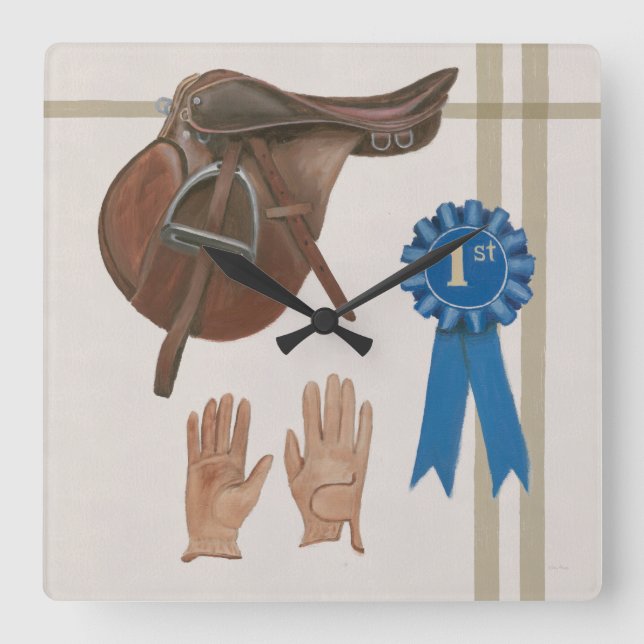 Relógio Quadrado Charme natural VI (Frente)