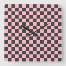 Cherry blossom checkered board pattern