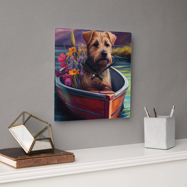 Relógio Quadrado Chesapeake em um remo: Uma aventura cêntrica (Escritório)