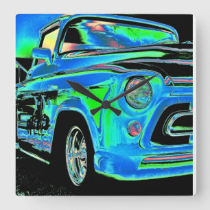 Relógio Quadrado Chevy Clock