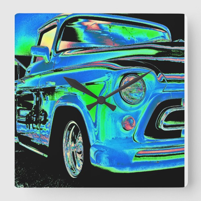 Relógio Quadrado Chevy Clock (Frente)