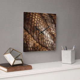 Relógio Quadrado Chic Slithering