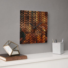 Relógio Quadrado Chic Slithering