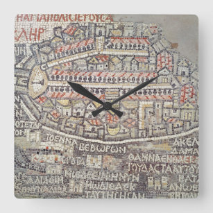 Relógio Quadrado Cidade de Jerusalém e zona circundante