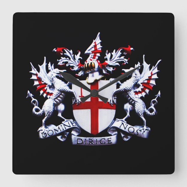 Relógio Quadrado cidade de Londres (Frente)