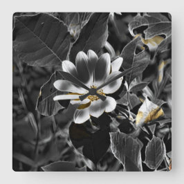 Relógio Quadrado Cinza