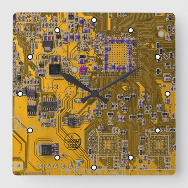 Relógio Quadrado Circuito Impresso Conjunto PCB Circuito Conselho L (Frente)