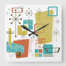 Relógio Quadrado Classic Retro