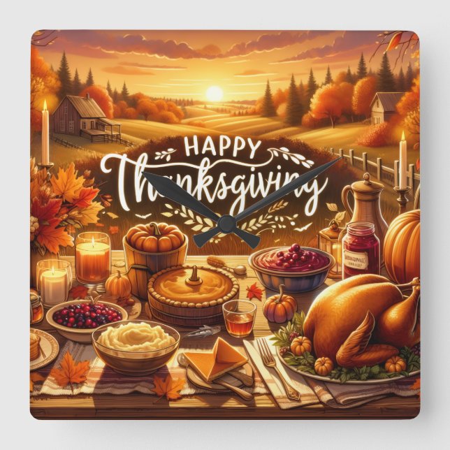 Relógio Quadrado Clock (Frente)