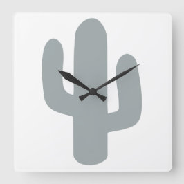 RELÓGIO QUADRADO CLOCK - CACTUS.