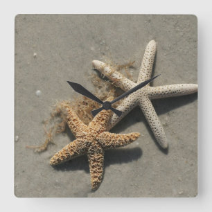 Relógio Quadrado Clocks de Parede da Praia