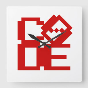 RELÓGIO QUADRADO CÓDIGO