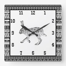 Coelho-do-sudoeste e Padrões geométricos Squ