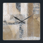Relógio Quadrado Colagem de rendas I<br><div class="desc">Home Décor</div>