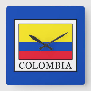 Relógio Quadrado Colômbia