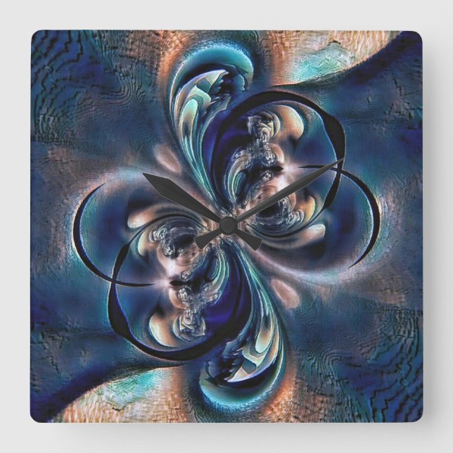 Relógio Quadrado Conceito (Frente)